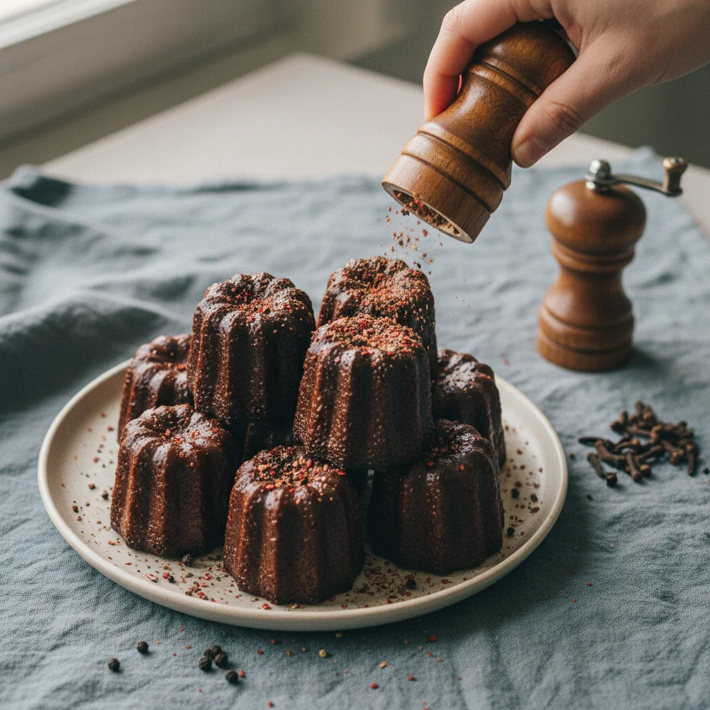 Illustration de Cannelés bordelais avec sa recommandation condimentaire