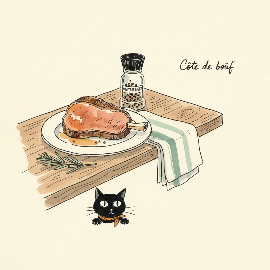Illustration Côte de bœuf avec Voatsiperifery
