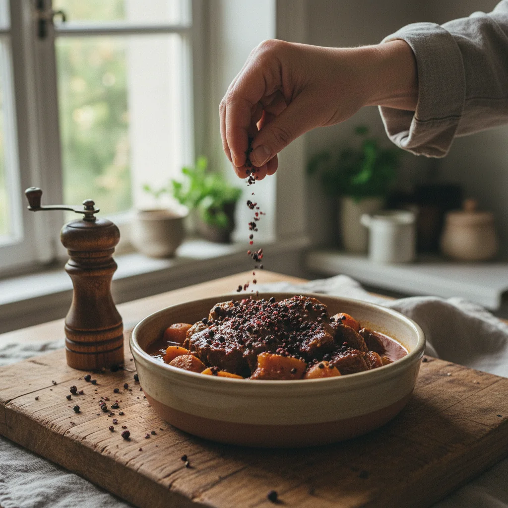 Illustration de Daube provençale version moderne avec sa recommandation condimentaire