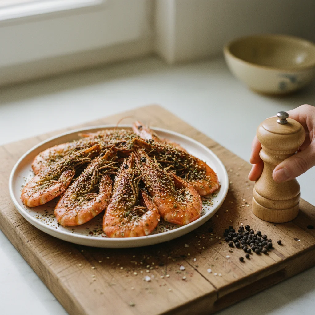 Illustration de Gambas à la plancha avec sa recommandation condimentaire