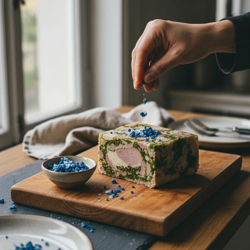 Illustration Jambon persillé de Bourgogne avec Sel bleu de Perse