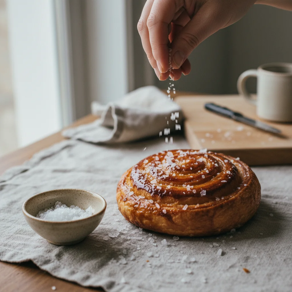 Illustration Kouign-amann avec Fleur de sel de Guérande