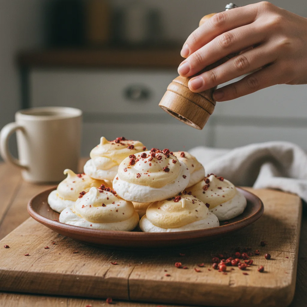 Illustration de Meringues au citron avec sa recommandation condimentaire