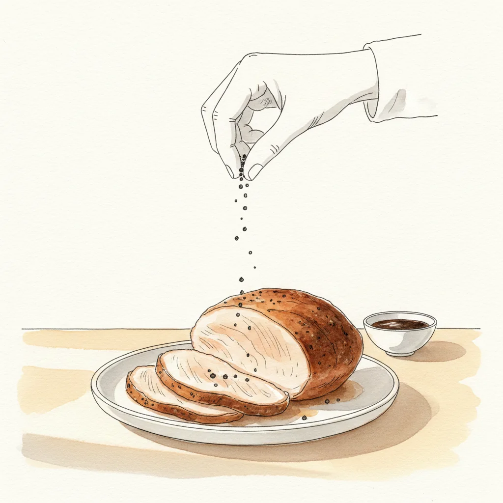 Illustration of Thanksgiving turkey with its condiment recommendation
