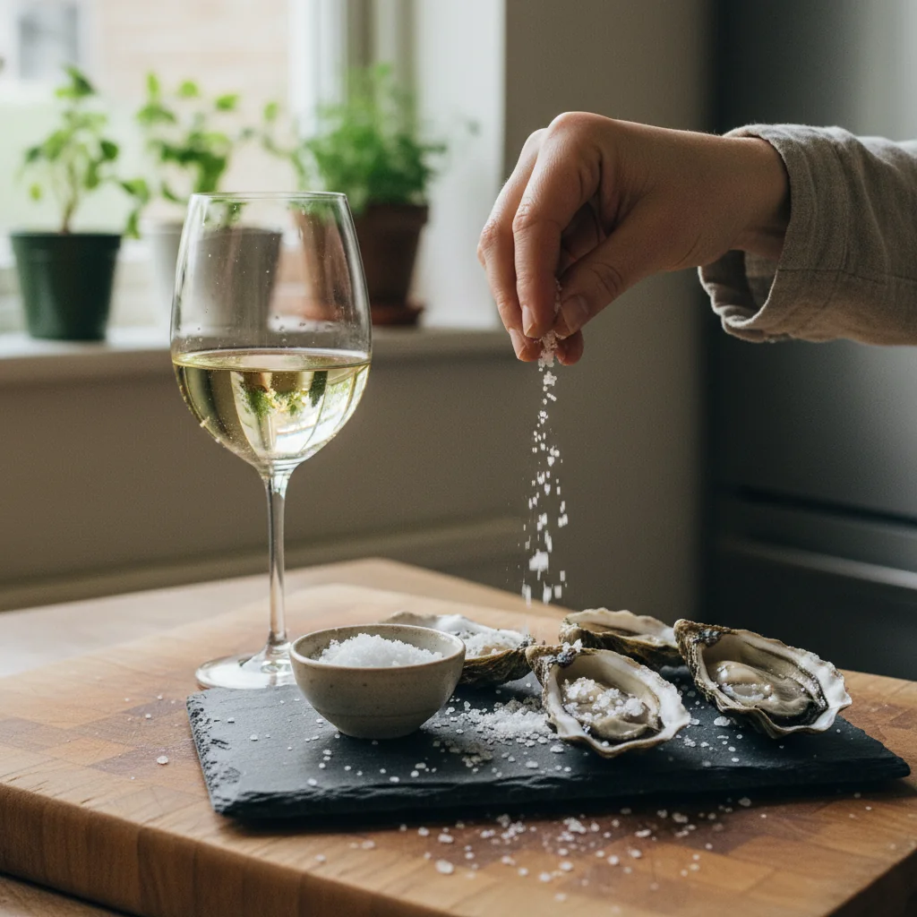 Illustration de Vin blanc en apéritif avec sa recommandation condimentaire