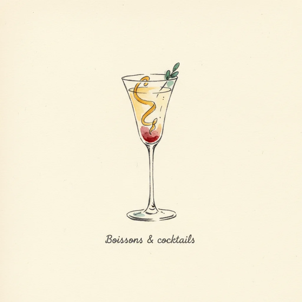 Illustration des accords boissons & cocktails