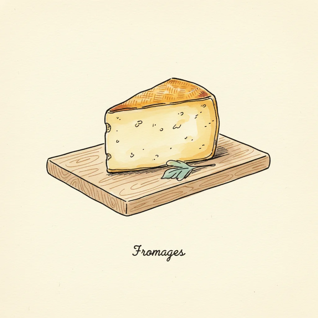 Illustration des accords fromages