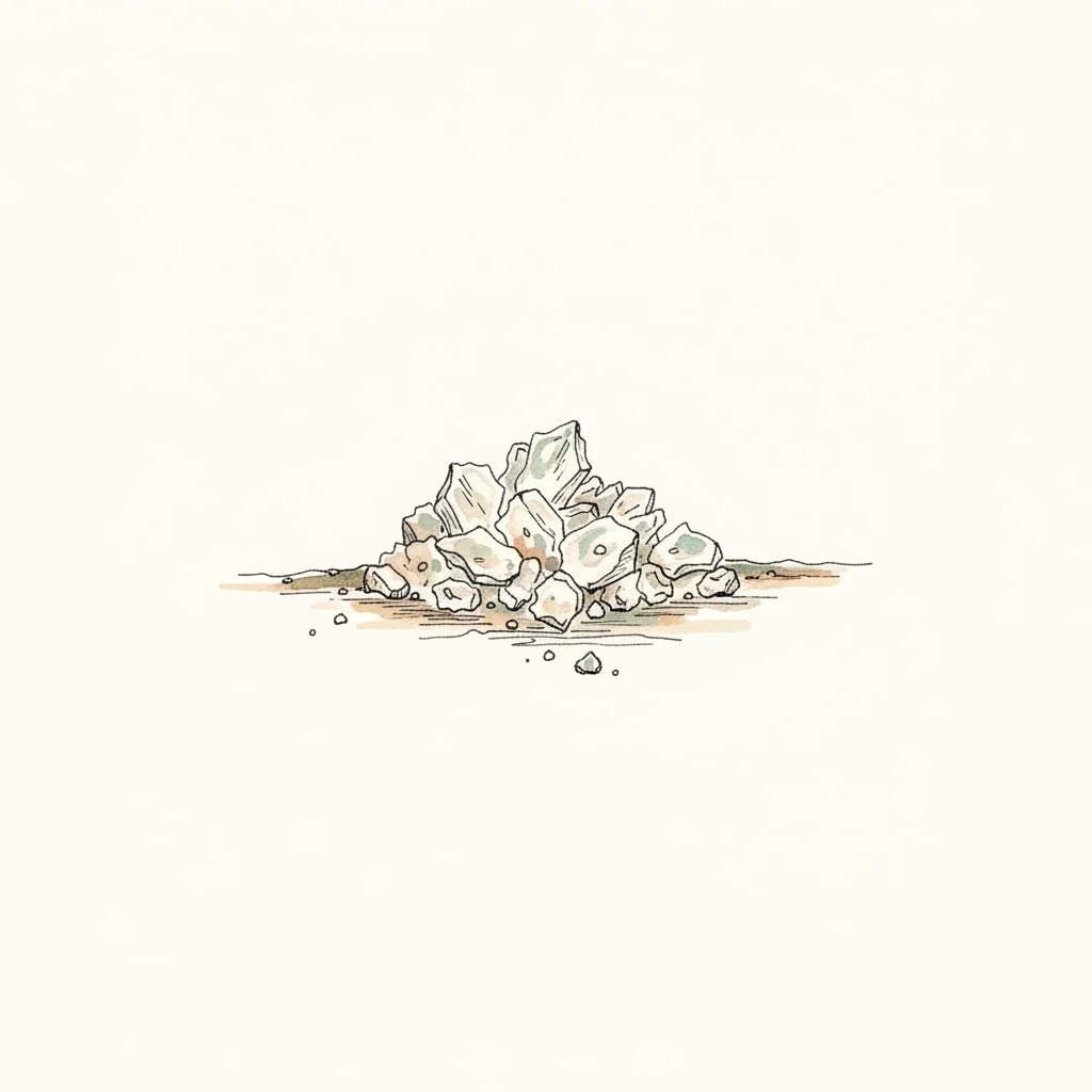 Noirmoutier sea salt, damp grey-flecked coarse crystals, macro on a dark matte background