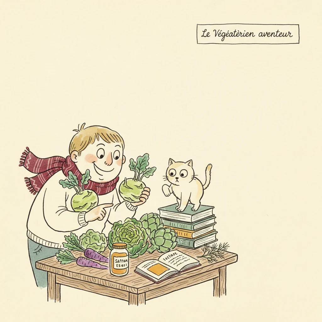 Flavor profile illustration: The Adventurous Vegetarian