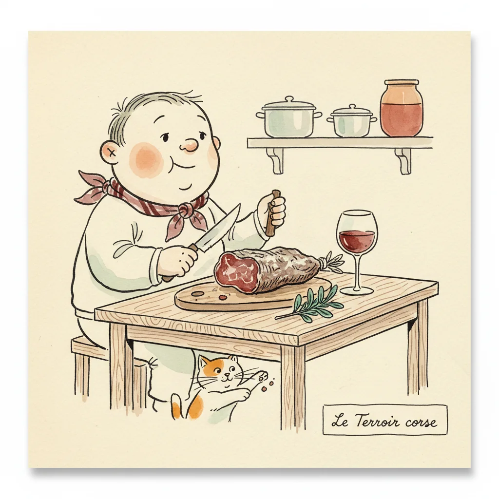 Flavor profile illustration: The Highland Larder