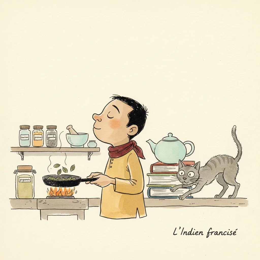 Flavor profile illustration: The Home Curry Cook