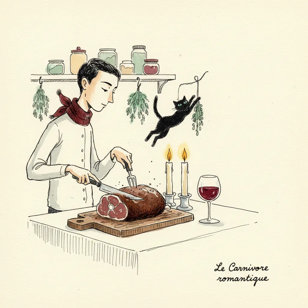 Flavor profile illustration: The Romantic Carnivore