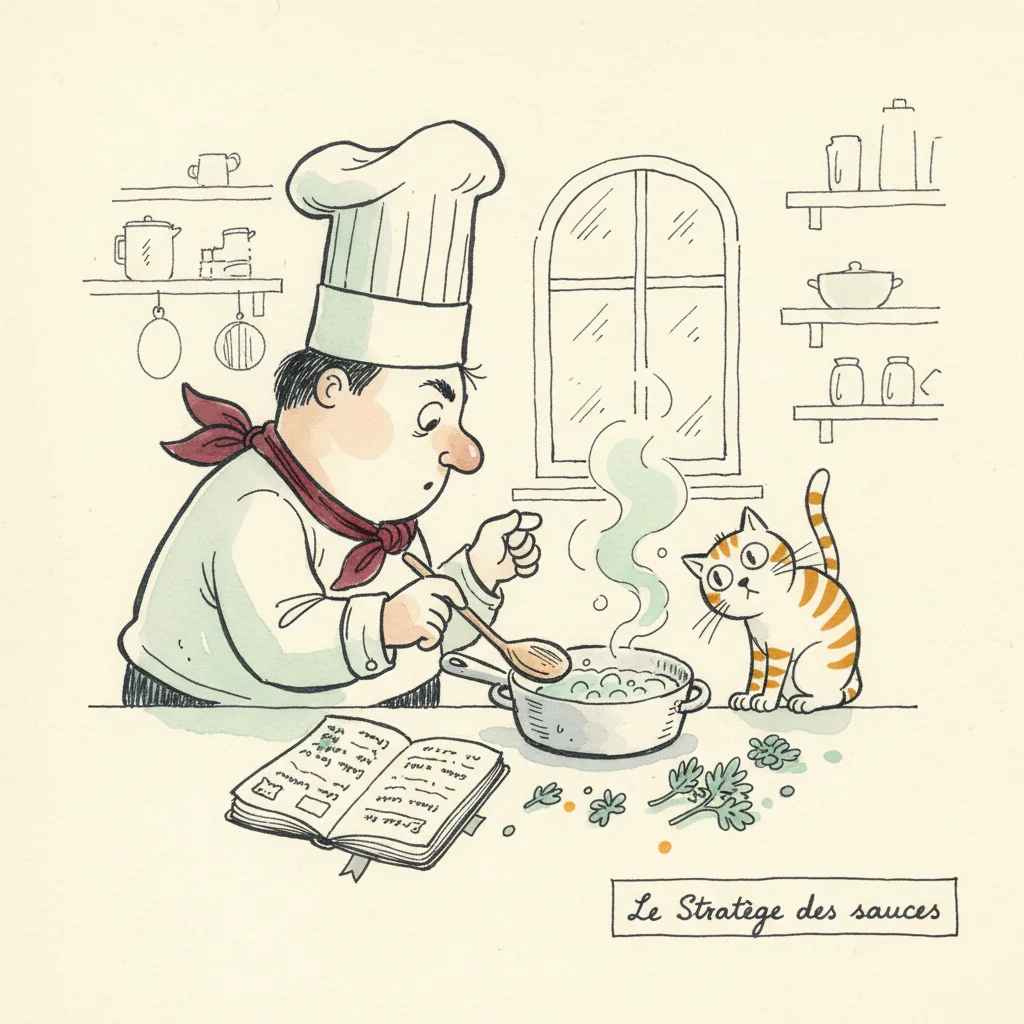 Flavor profile illustration: The Sauce Strategist